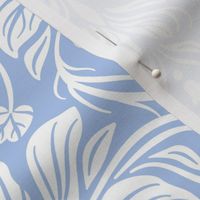 Bauhinia Damask - Blue