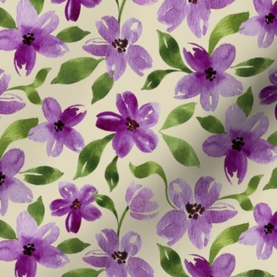 pretty in purple large scale beige