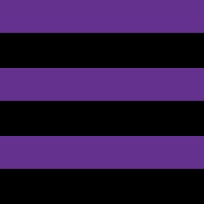3 inch purple and black stripes