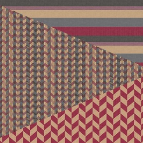 Fair Isle Triangle Weave