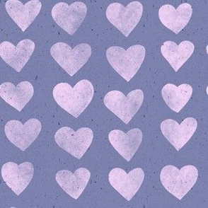 Hearts Stamp Lilac