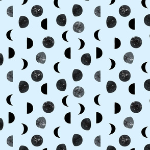 baby speckled black moon phases