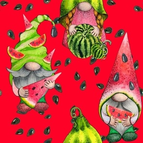 watercolor gnomes 8 flwrht