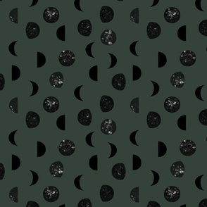 pine speckled black moon phases