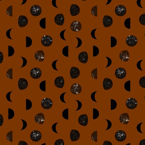 cinnamon speckled black moon phases