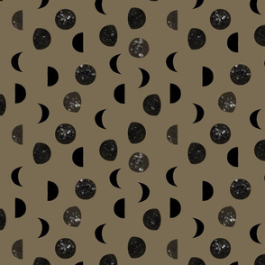 cobble speckled black moon phases
