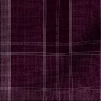 Patchwork Maroon Checkered Plaid