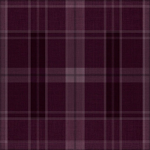 Patchwork Maroon Checkered Plaid