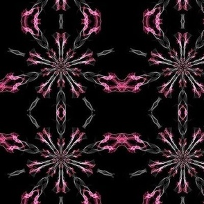 pink speared snowflake