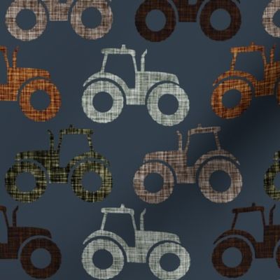tractors: 174-16, laurel, mud, brown, green olive, umber