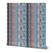 Patchwork Cottagecore blush n blue