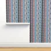 Patchwork Cottagecore blush n blue