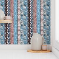 Patchwork Cottagecore blush n blue