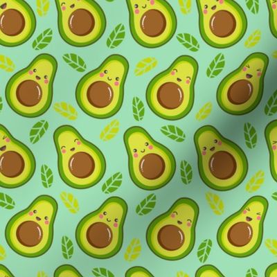 Kawaii food - avocado