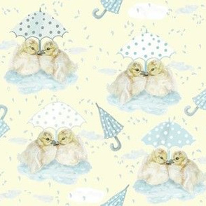 Ducklings Umbrellas - Tiny