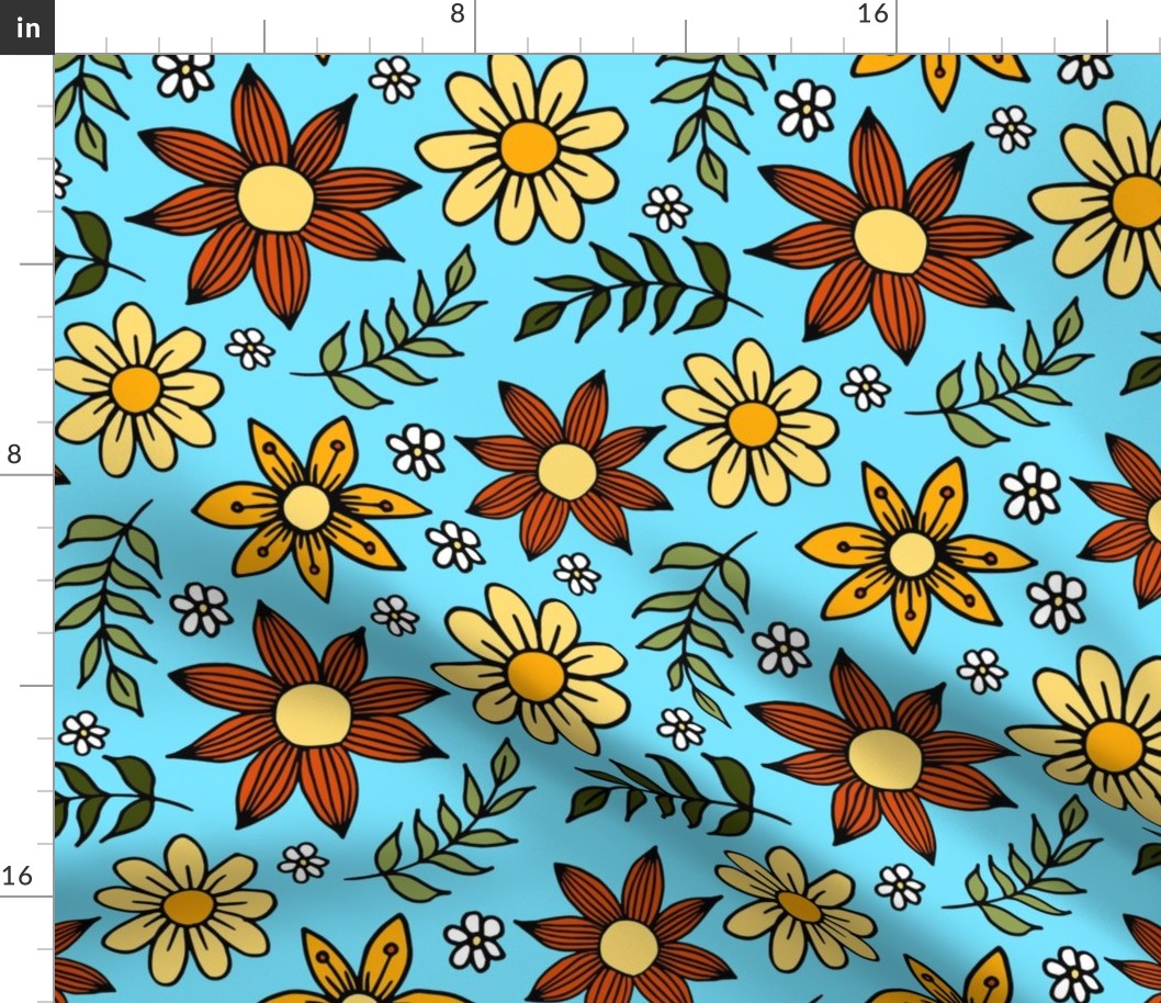fall floral pattern
