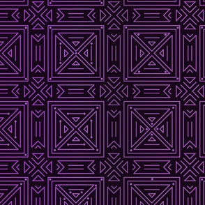 Art Deco dot - purple