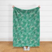 Green Palm Leaves / Large