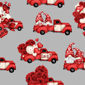 vday gnome truck  grey