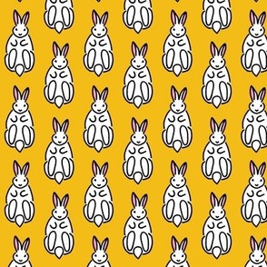 Rabbits_ White  - Irresistable - YELLOW