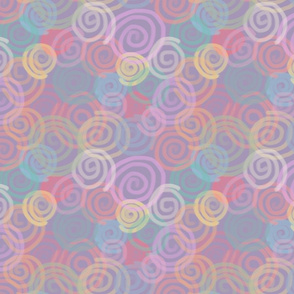 pastel swirls