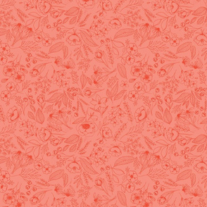 Floral-Coral