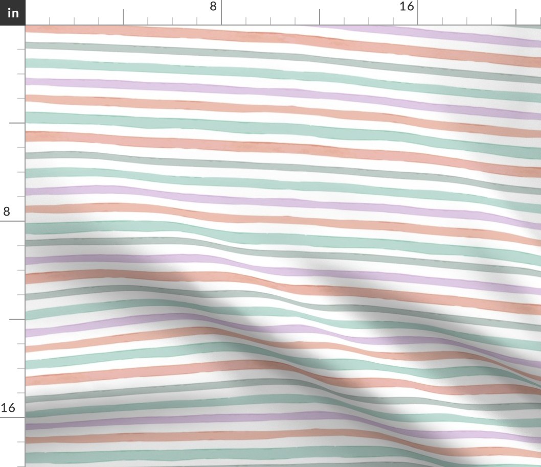 Watercolor Stripes 