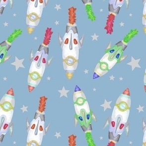 Rocketships In Orbit