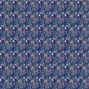 Underwater background on dark blue MICRO