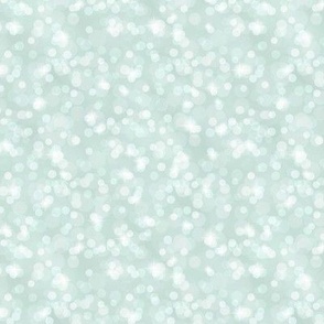 Small Sparkly Bokeh Pattern - Sea Foam Color
