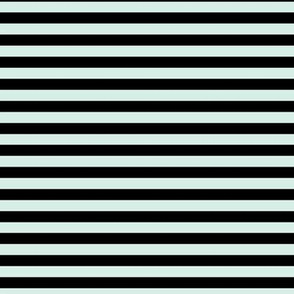 Sea Foam Bengal Stripe Pattern Horizontal in Black