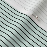 Small Sea Foam Pin Stripe Pattern Vertical in Black