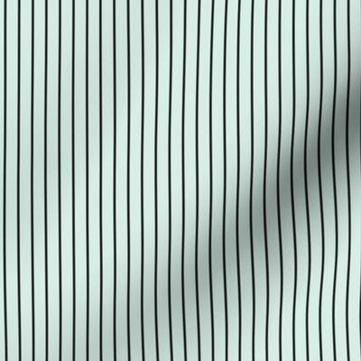 Small Sea Foam Pin Stripe Pattern Vertical in Black