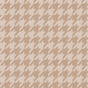 Houndstooth Almond Medium