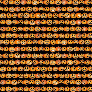 textile-Halloween Pumpkin stripes