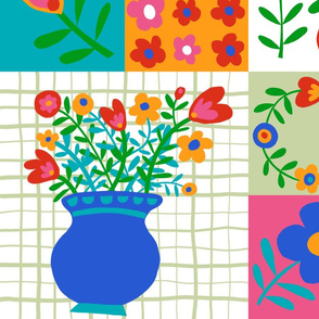 Flower Vase patchwork
