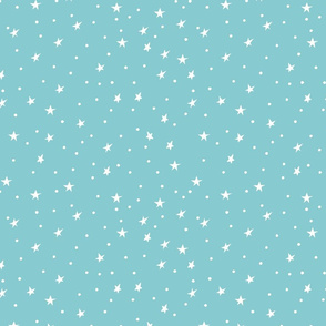 Doodle star in Turquoise