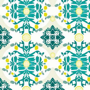 Lemon Damask 