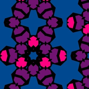 Molecules bluepink