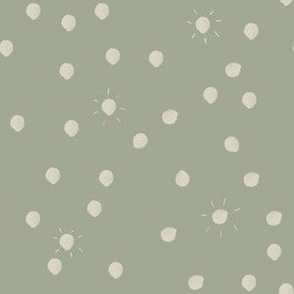 Blush Sun Dots Olive medium