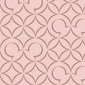 Pink And Rose Gold Fabric, Wallpaper and Home Decor | Spoonflower