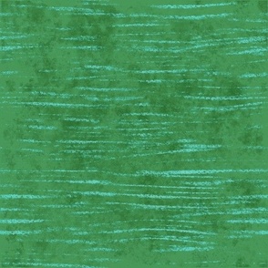 Abstract Horizontal Stripes - Aquamarine On Green
