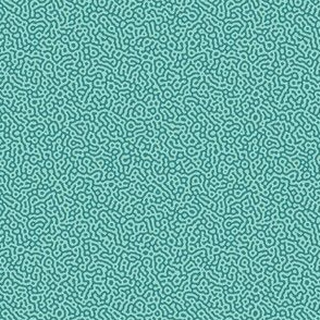 tiny squiggle Turing texture #7 - aqua and teal