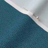 tiny squiggle Turing texture #7 - navy and teal