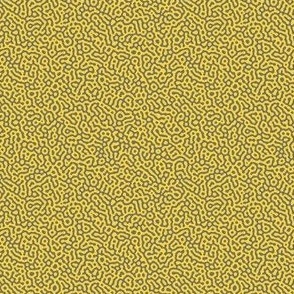 tiny squiggle Turing texture #7 - yellow and grey