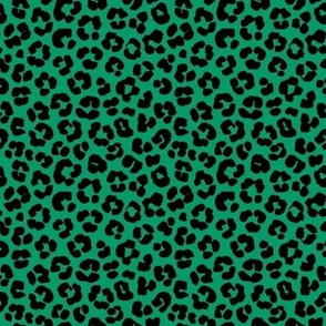 St. Patrick's Day Green Leopard XSmall