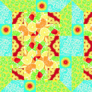 Citrus and Strawberries Placemats