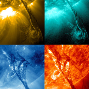 173-2 Coronal mass ejection, that connected with Earth's magnetic environment, or magnetosphere, causing aurora to appear