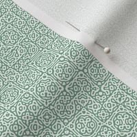 tiny checkered mudcloth texture 4 - light green and white
