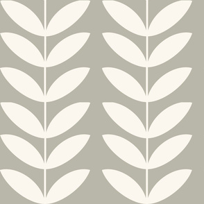 LARGE vines wallpaper - interiors wallpaper, sage 